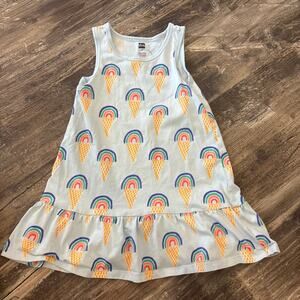 Tea collection Ice Cream Rainbow Dress size 4